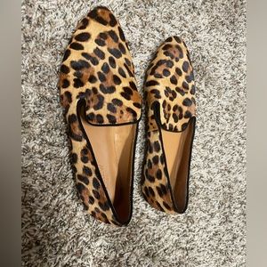 J crew Leopard flats
